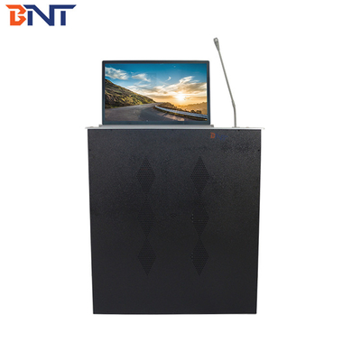Meeting Room Motorized LCD Monitor Lift Multifunction With Microphone